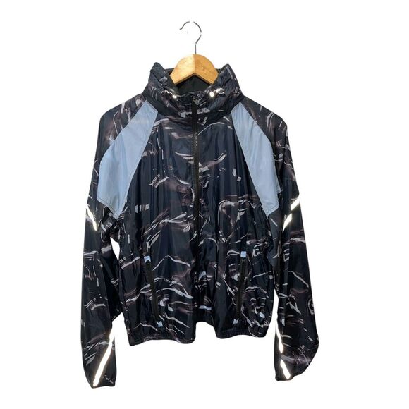Sweaty Betty Reflective Water Resistant Pack Away Jacket Size 8-10 Full Zip - Picture 4 of 13